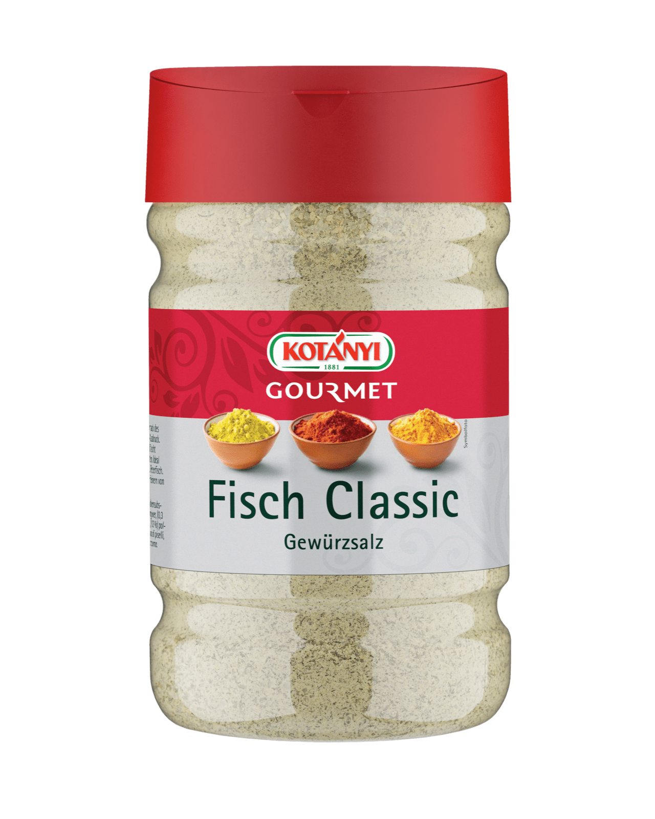 Kotányi Gourmet Fisch Classic Gewürzsalz in der 1200ccm Dose