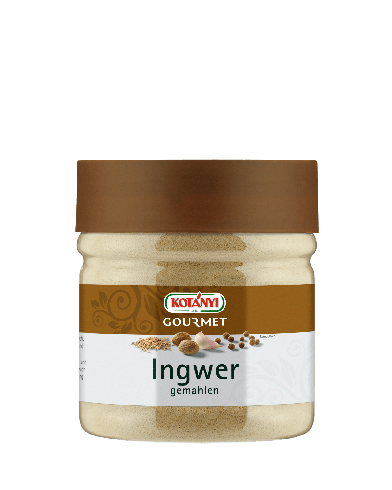 Kotányi Gourmet Ingwer gemahlen in der 400ccm Dose