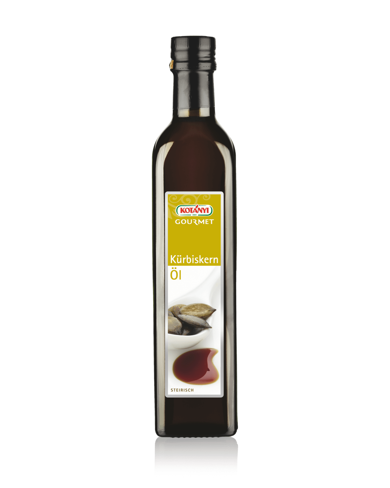 Kotányi Gourmet Kürbiskern Öl in der 500ml Flasche