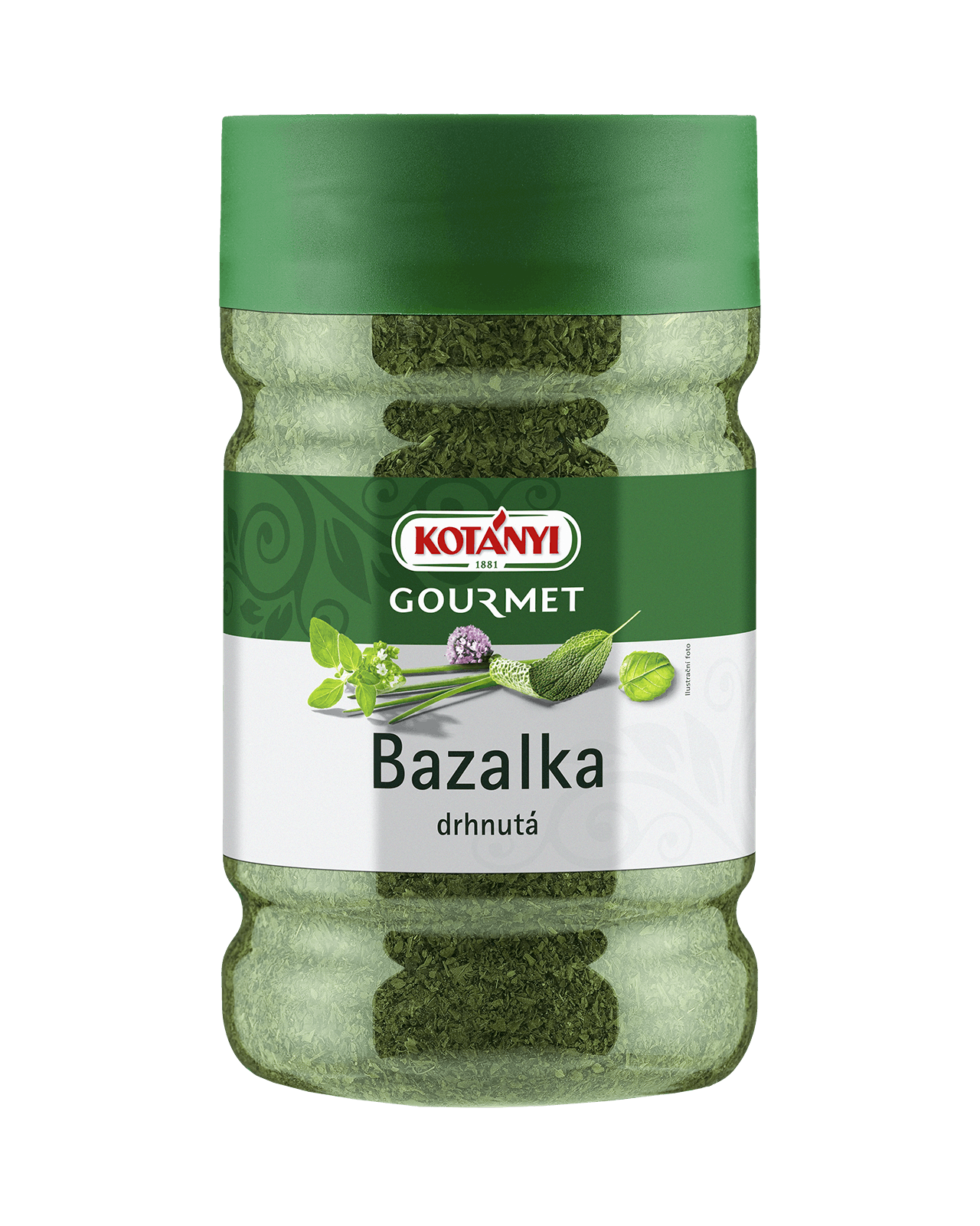 240603 Kotanyi Bazalka Drhnutá B2b Tin 1200ccm