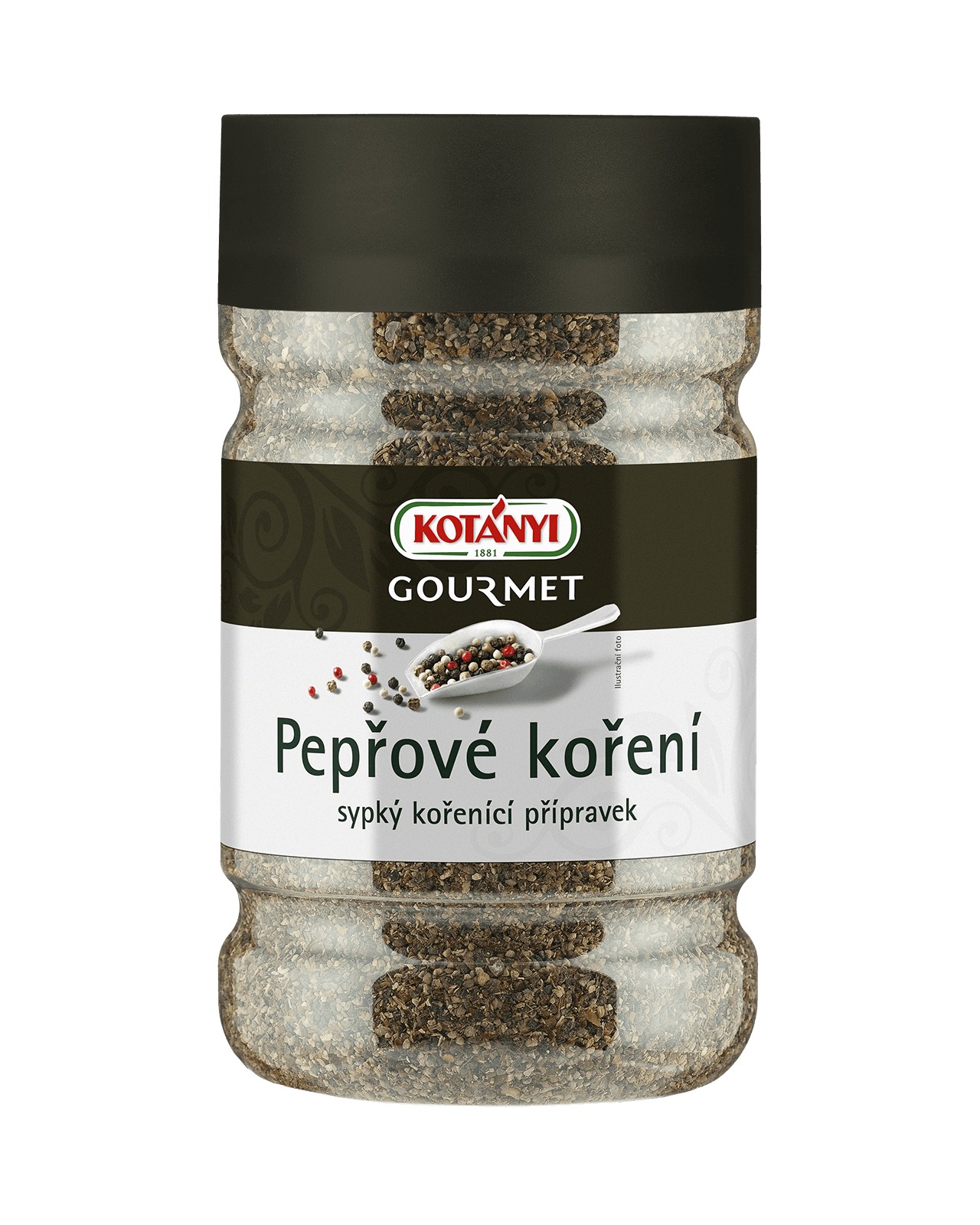 246403 Kotanyi Pepřové Koření B2b Tin 1200ccm