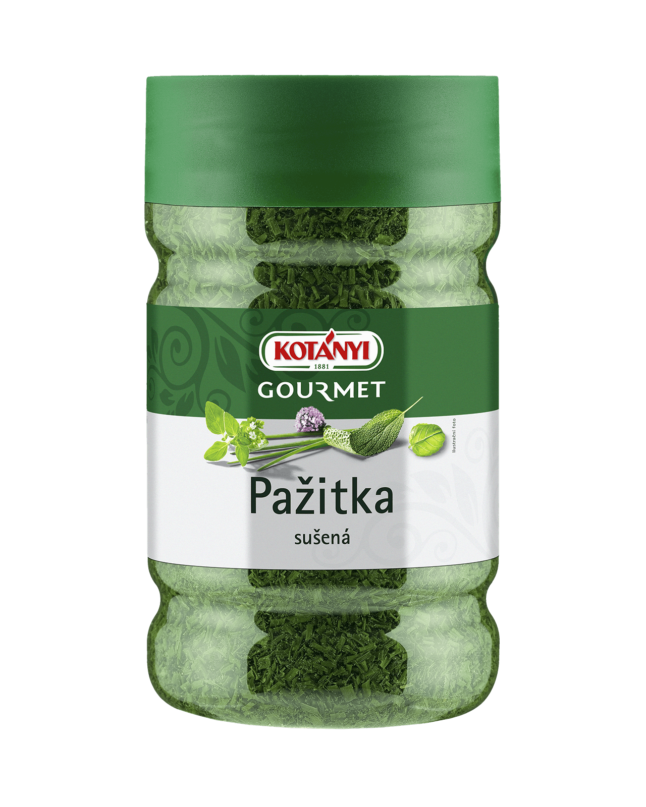 247403 Kotanyi Pažitka Sušená B2b Tin 1200ccm