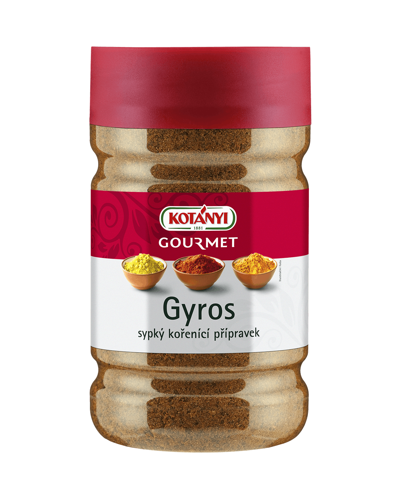 252703 Kotanyi Gyros B2b Tin 1200ccm