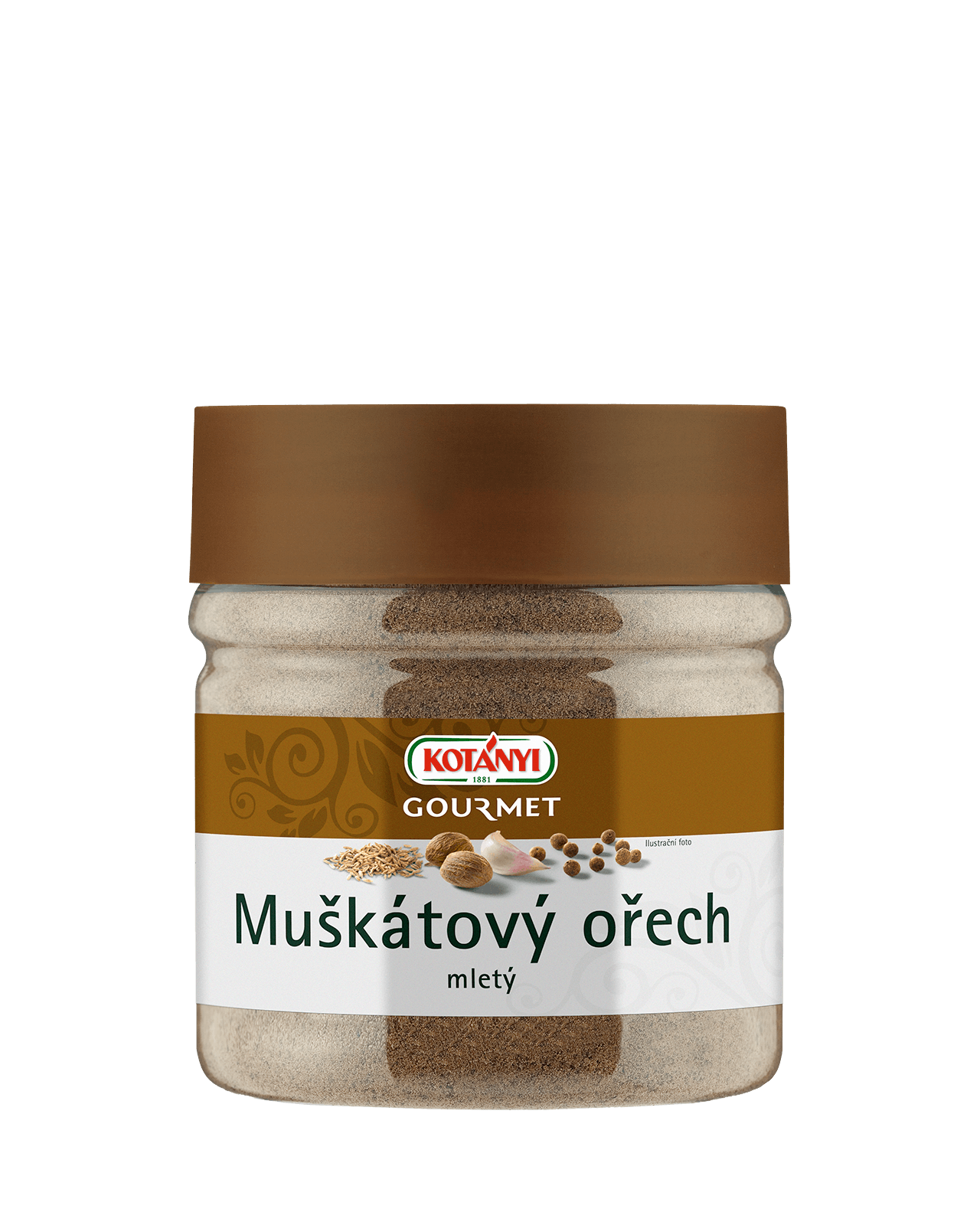 731803 Kotanyi Muškátový Ořech Mletý B2b Tin 400ccm