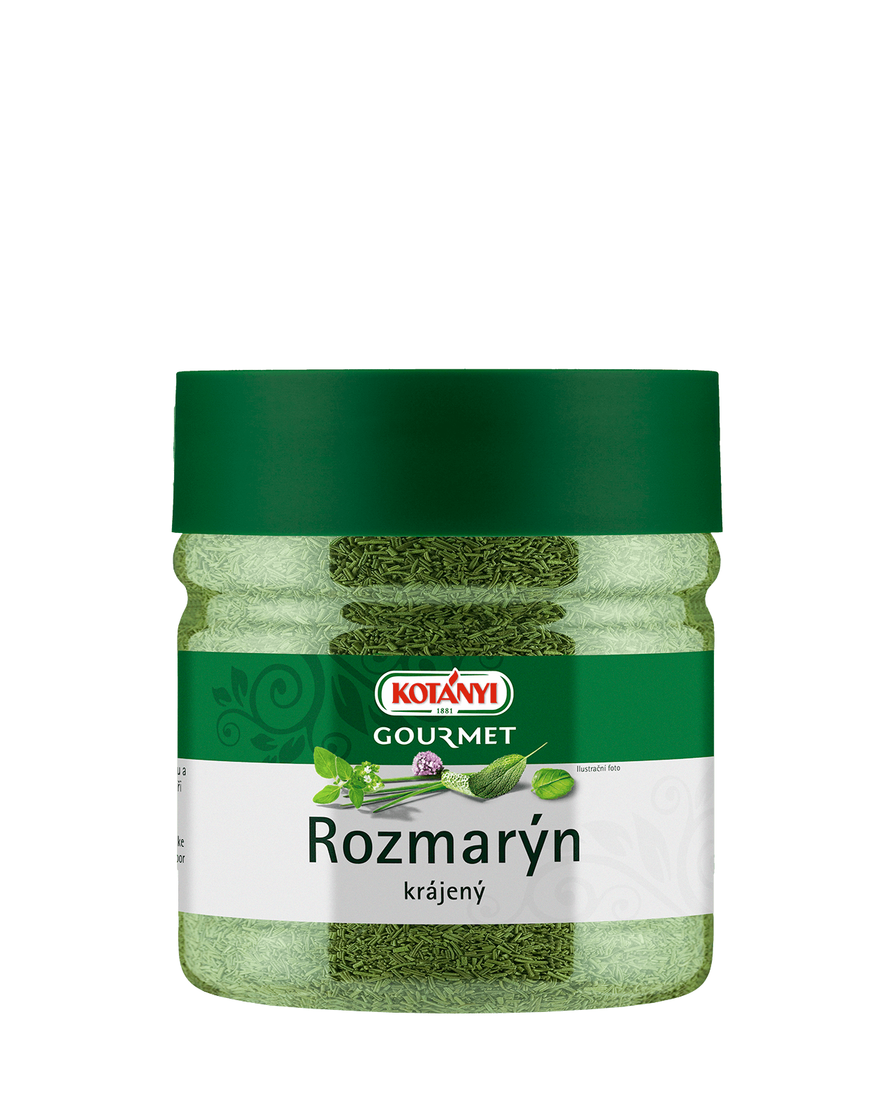 732703 Kotanyi Rozmarýn Krájený B2b Tin 400ccm