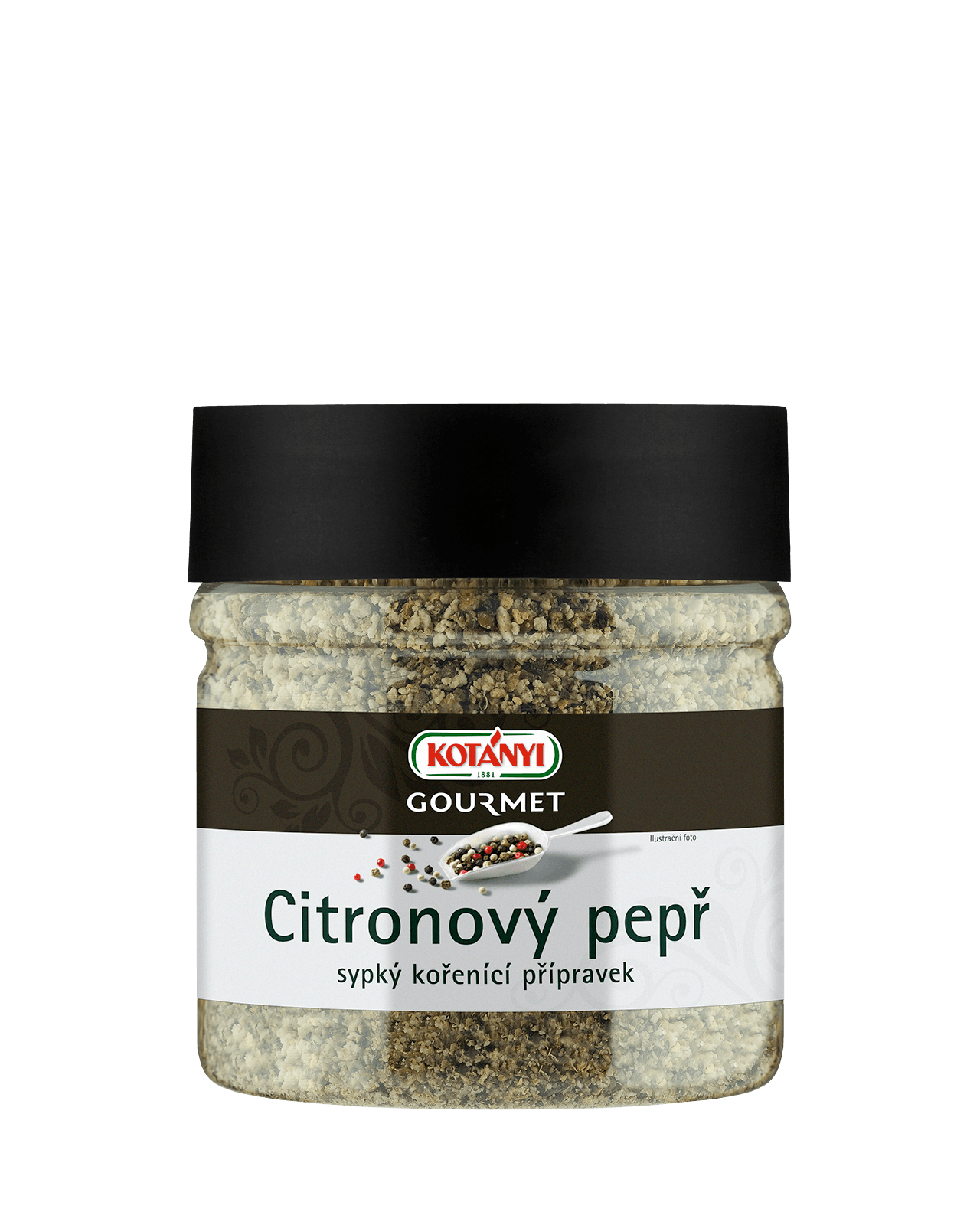 733503 Kotanyi Citrónový Pepř B2b Tin 400ccm