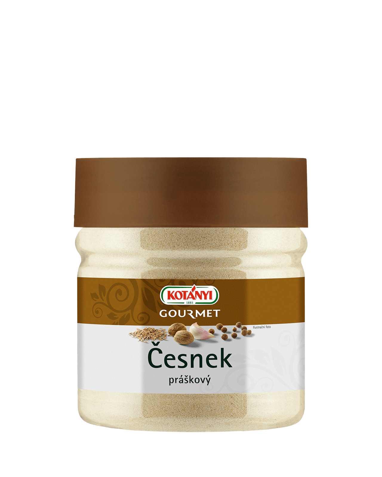 737603 Kotanyi Česnek Práškový B2b Tin 400ccm