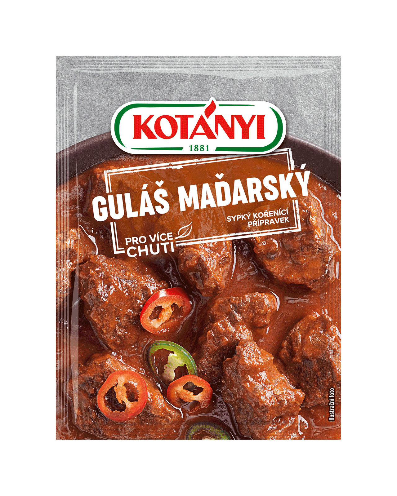 8590132015536 155303 Kotányi Guláš Maďarský Cz Pouch Vs