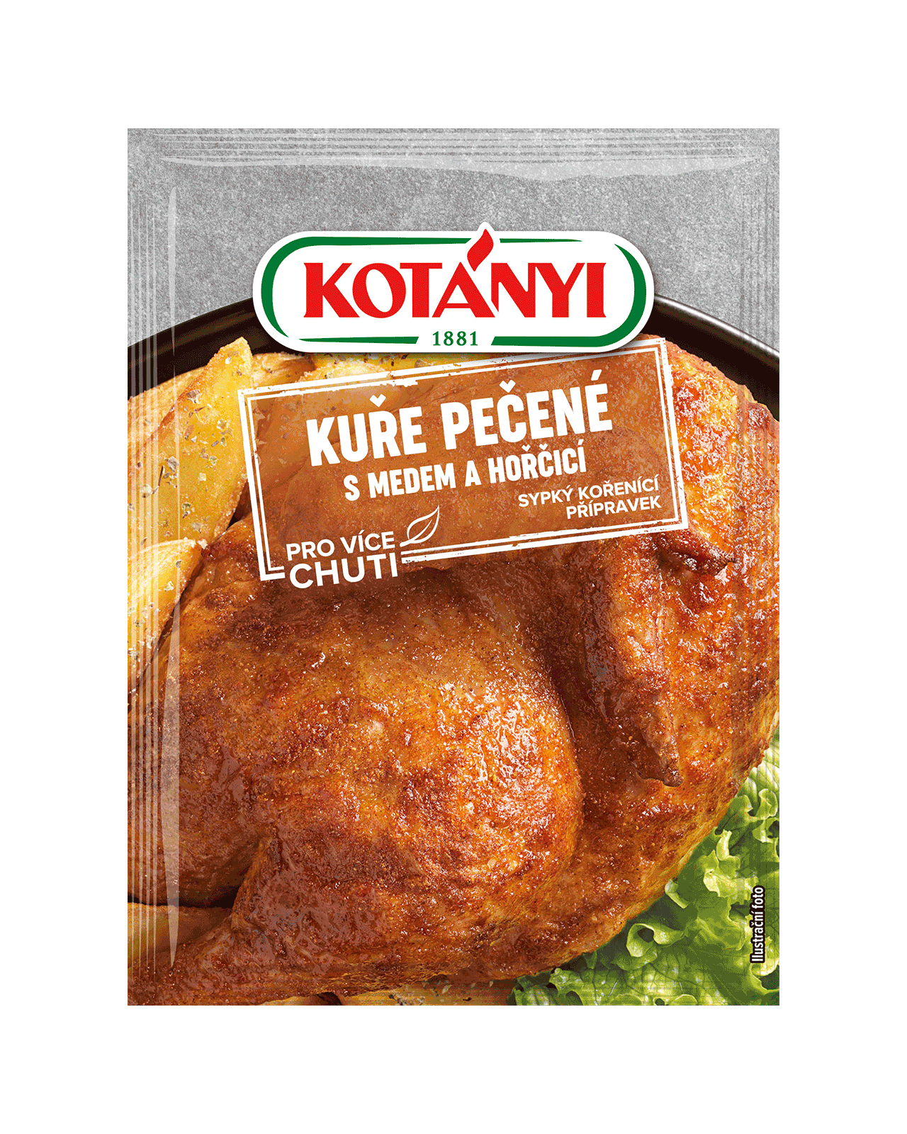 8590132018285 182803 Kotányi Kuře Pečené S Medem A Hořčicí Sypký Kořenící Přípravek Cz Pouch Vs