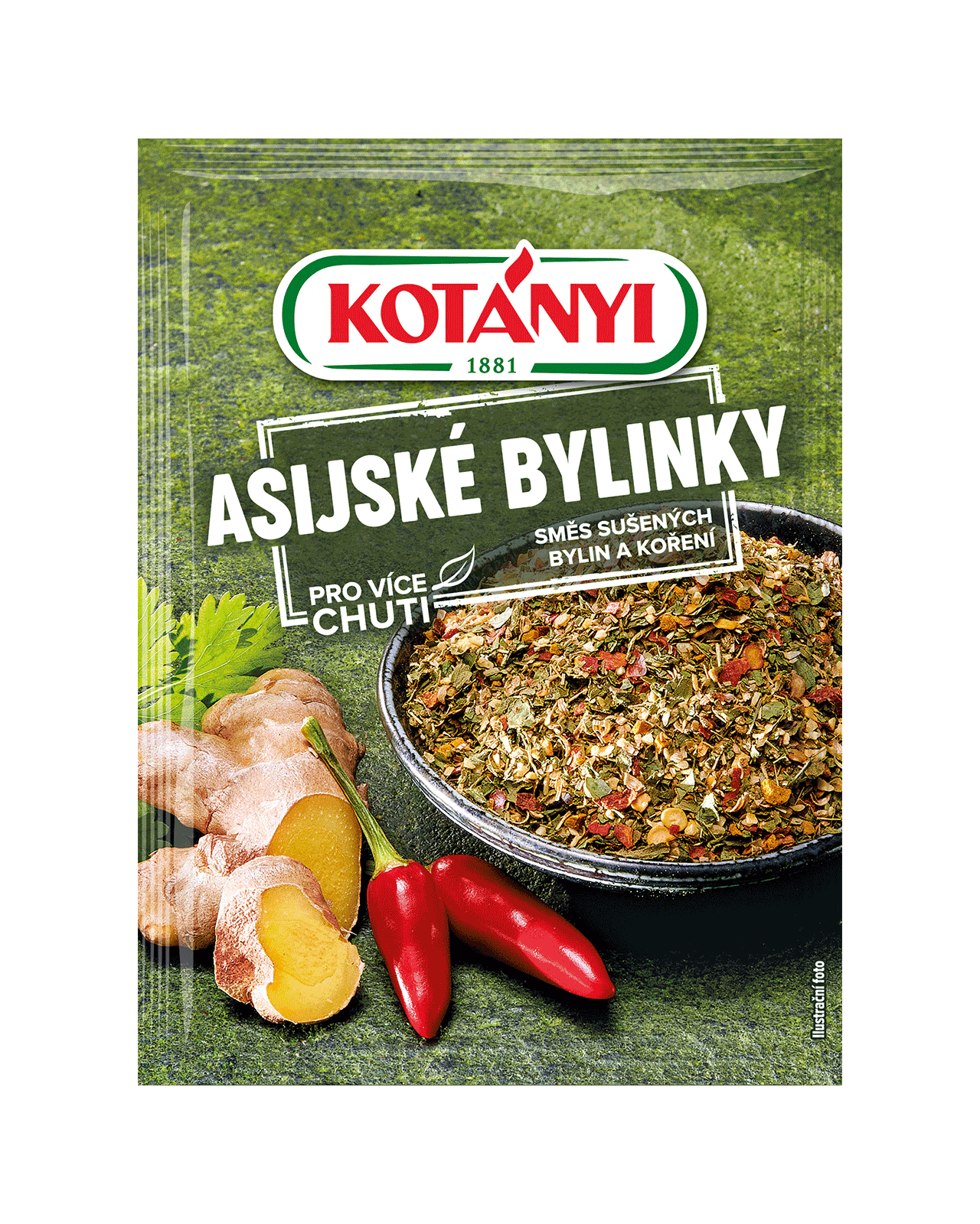 8590132018735 187303 Kotányi Asijské Bylinky Cz Pouch Vs
